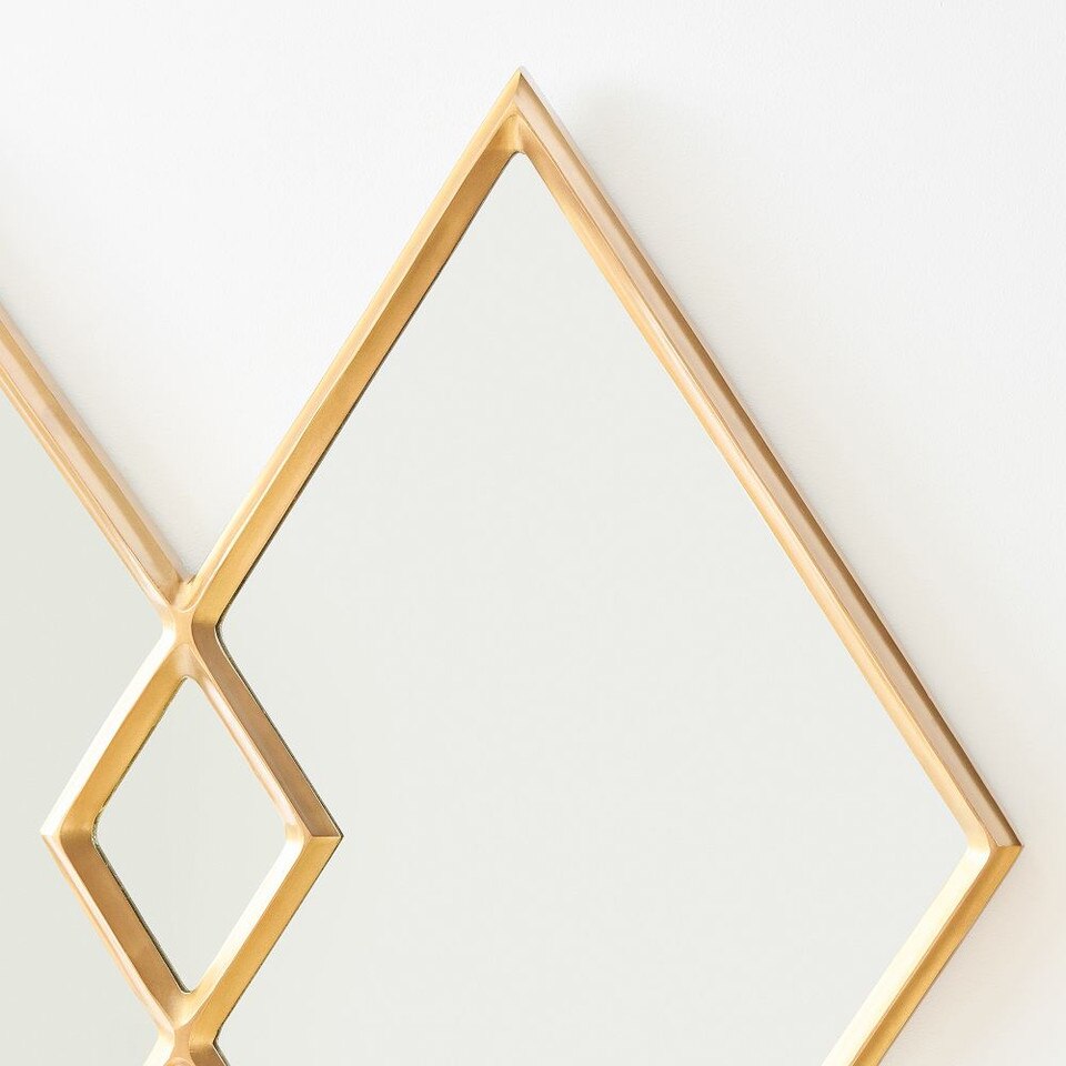 Overlapping Diamonds Mirror West Elm Australia